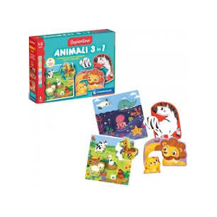 Montessori Baby - Gli Animali 3 In 1