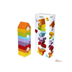 Torre Colorata Legno 12pz