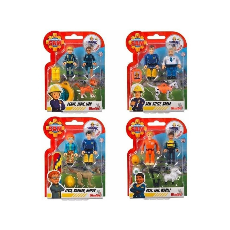 Sam Personaggi Double Pack Iv, 4ass.