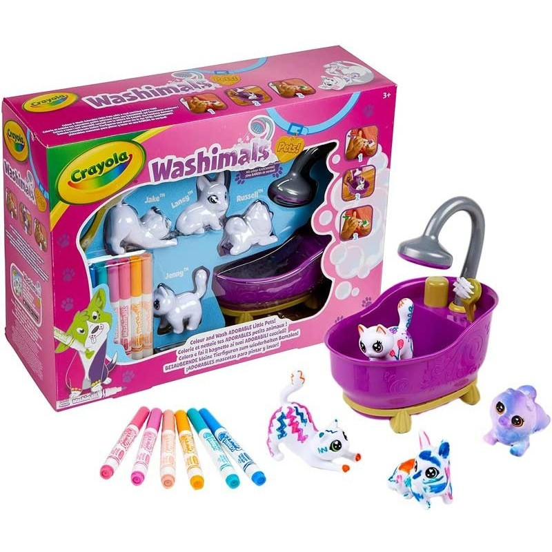 Washimals Pets Set Attività Crayola