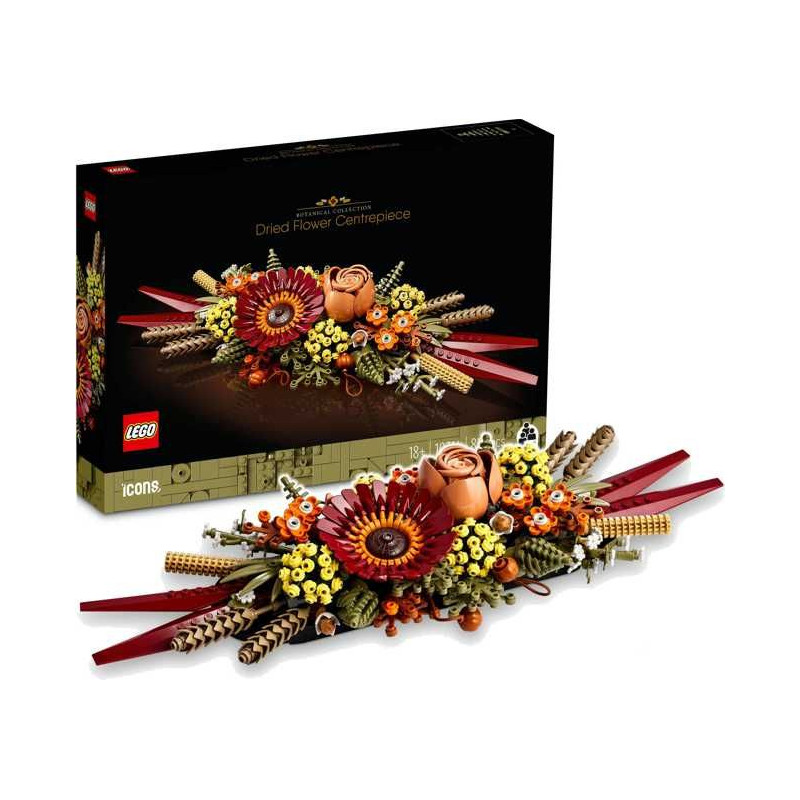 Lego The Botanical Collection Centrotavola Di Fiori Secchi