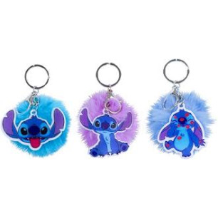 Stitch Pom Pom Keyring
