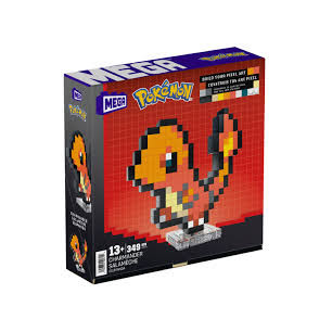 Pokemon Charmander Pixel Art