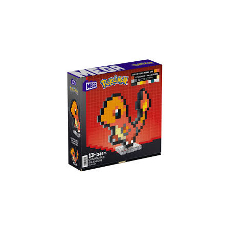 Pokemon Charmander Pixel Art