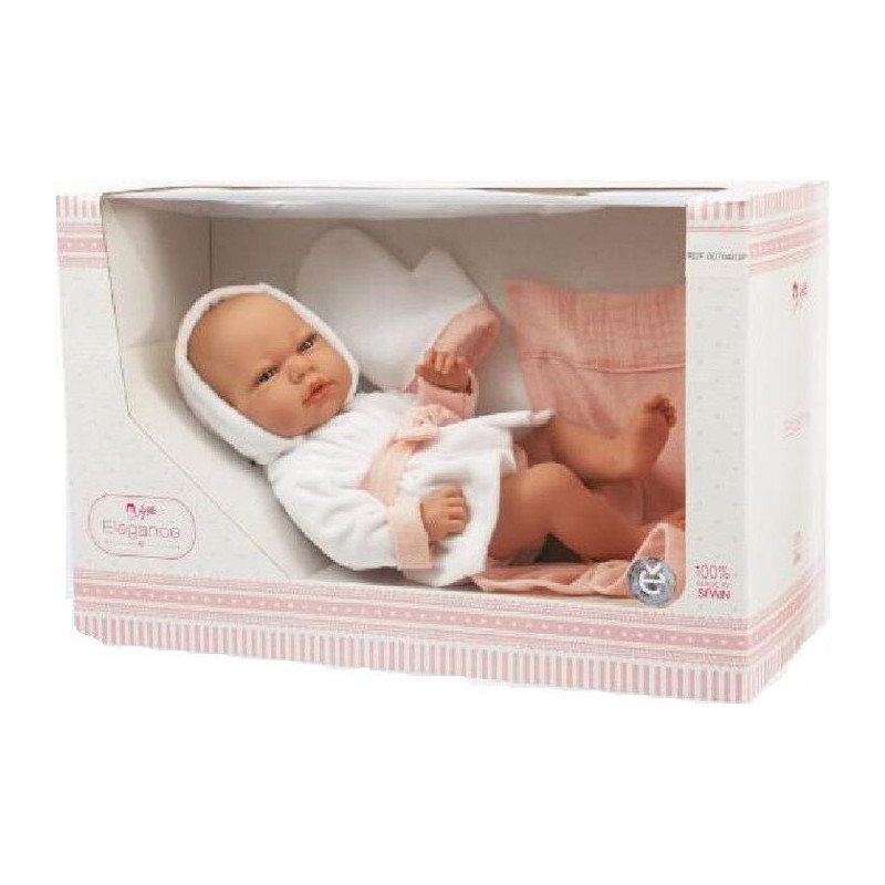 Arias Bebe' 40cm Bagnetto Rosa