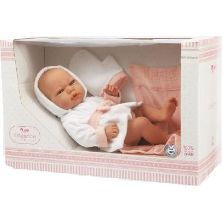 Arias Bebe' 40cm Bagnetto Rosa