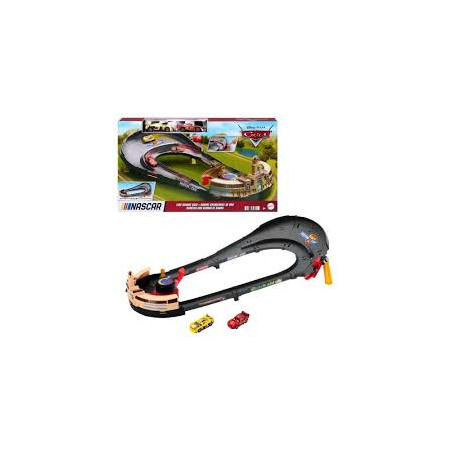 Cars Nascar Lane Change Race Playset