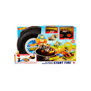 Hw Monster Tracks Stunt Tire Playset