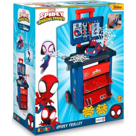 Spidey Workshop Cart + Auto DaCostruire
