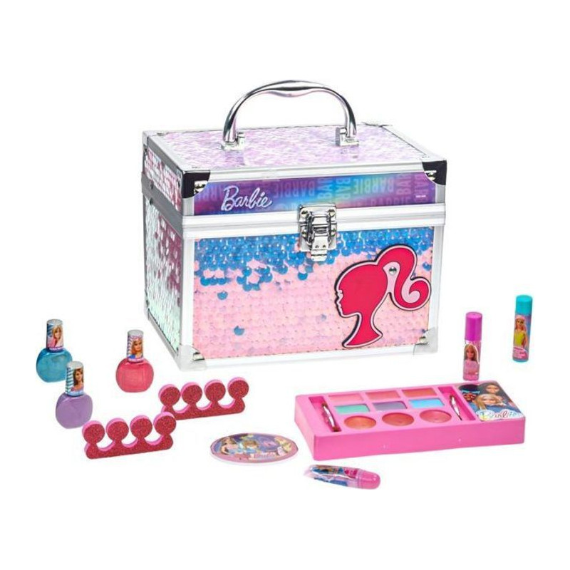 Barbie Lip Balm With Train Case