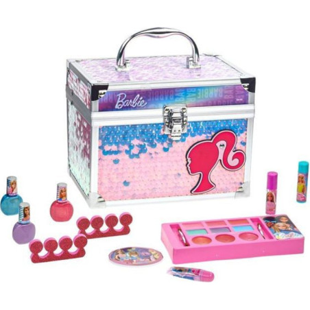 Barbie Lip Balm With Train Case