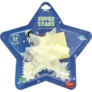 Super Stars - Stelle Fosforescenti Adesive - Space