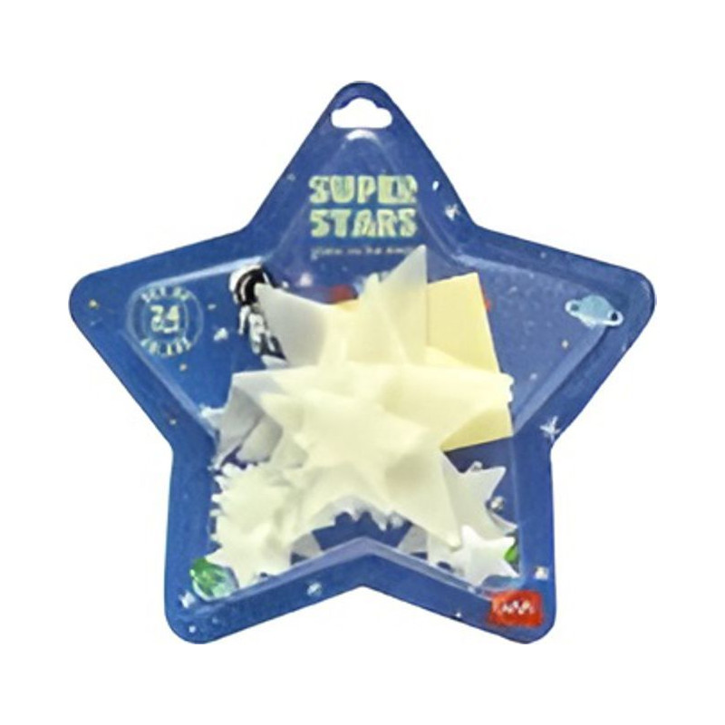Super Stars - Stelle Fosforescenti Adesive - Space