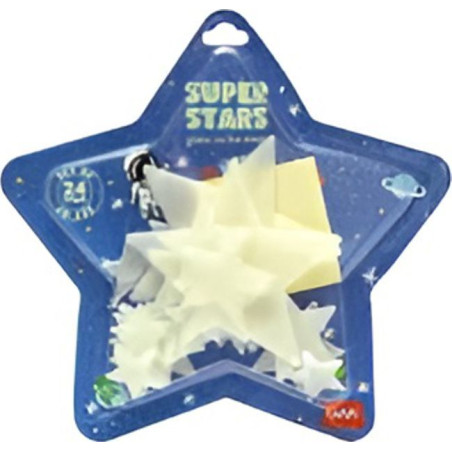 Super Stars - Stelle Fosforescenti Adesive - Space
