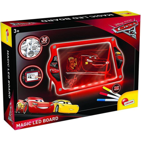 Cars 3 Lavagnona Magica Led Fluo