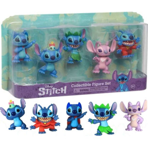 Stitch Set 5 Mini Personaggi 7cm