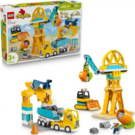 Lego Duplo Cantiere E Veicoli 3 In 1 10476