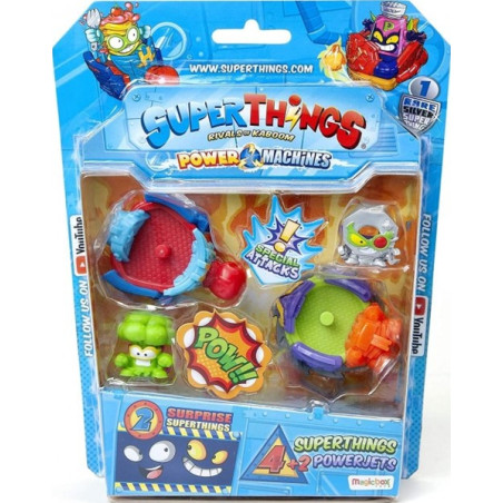 Superthings Power Machines - Blister4 1x6 Powerjet