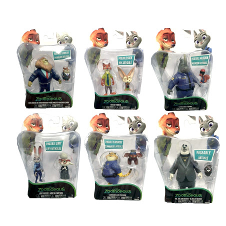 Zootropolis Pack 2 Personaggi Ass.