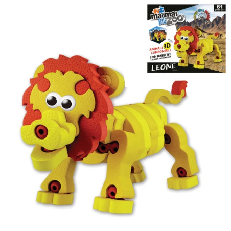 Animali Eva Grandi - Leone - Puzzle 3d