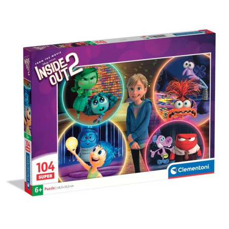 Puzzle 104 Super Inside Out 2