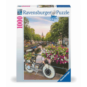Puzzle Biciclette Ad Amsterdam 1000pz