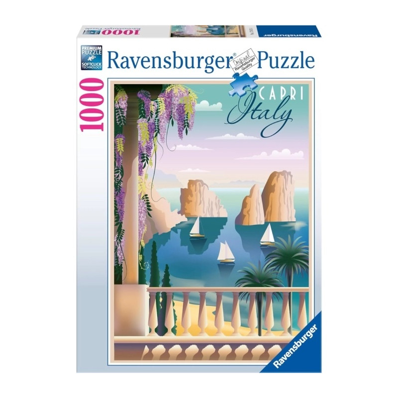 Puzzle Postcard From Capri 1000pz