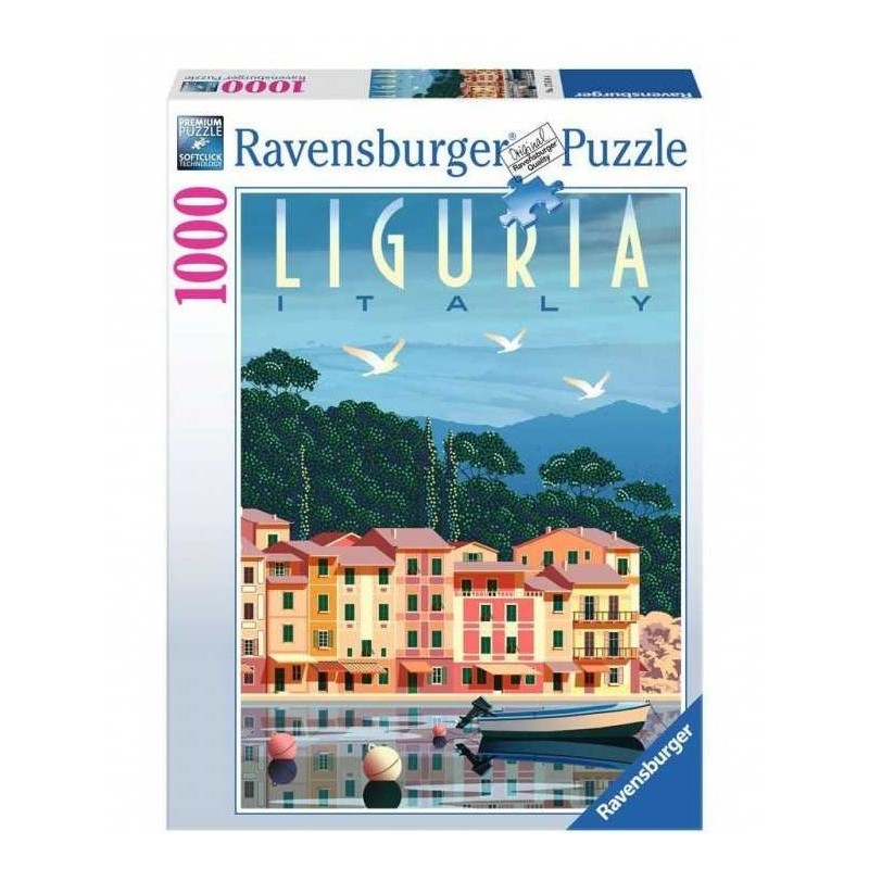 Puzzle Postcard From Liguria 1000pz
