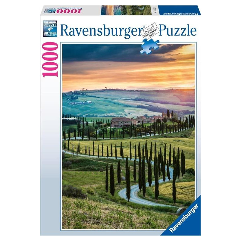 Puzzle Val D'orcia, Tuscany 1000pz