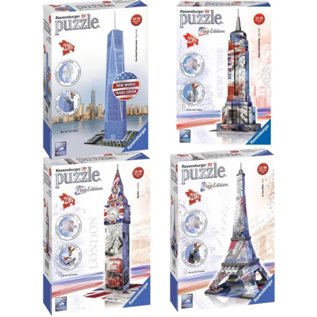 Raven - Flag Edition 3d Tour Eiffel/big Ben