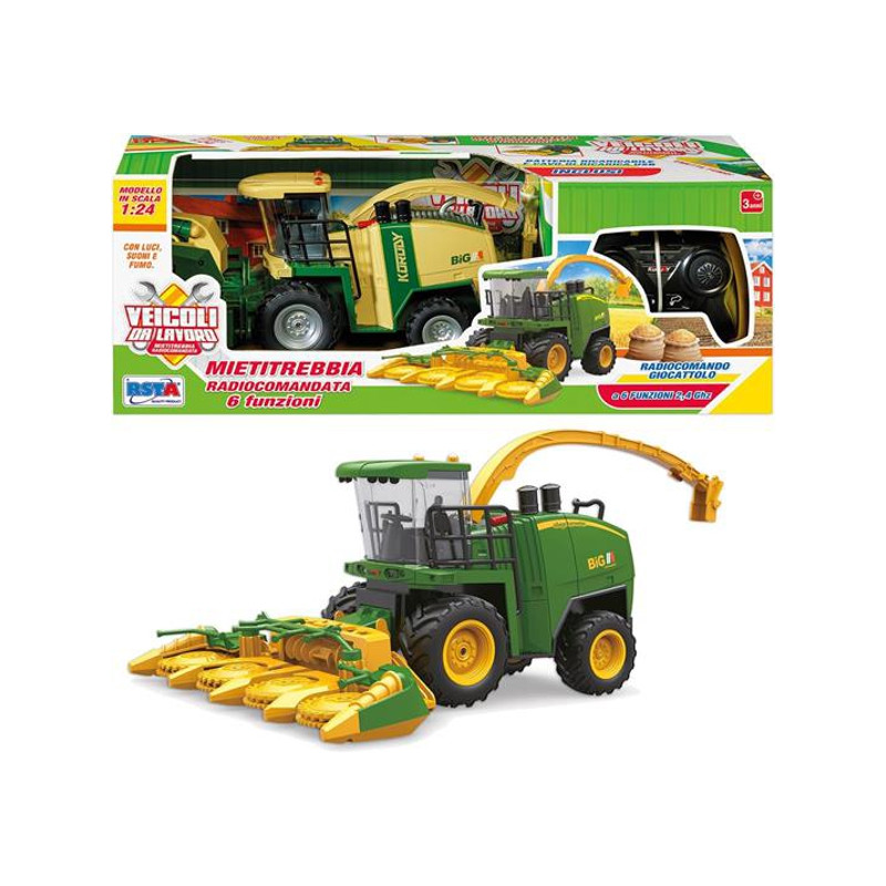 Mietitrebbia Rc 6 Funzioni 2,4 Ghz Luci Suoni E Fumo E Fumo