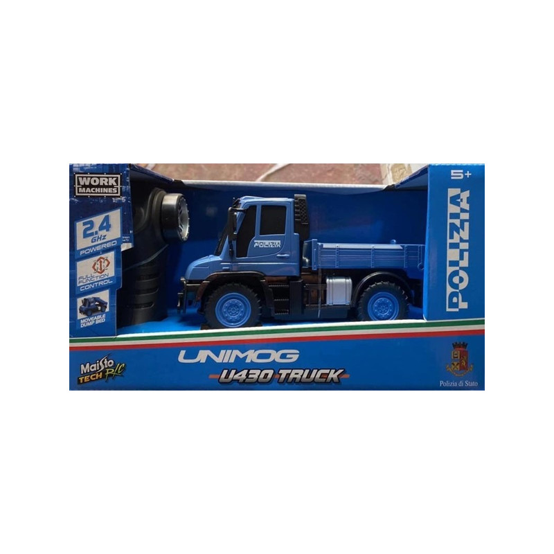 Rc Unimog U430 Polizia 2,4 Ghz