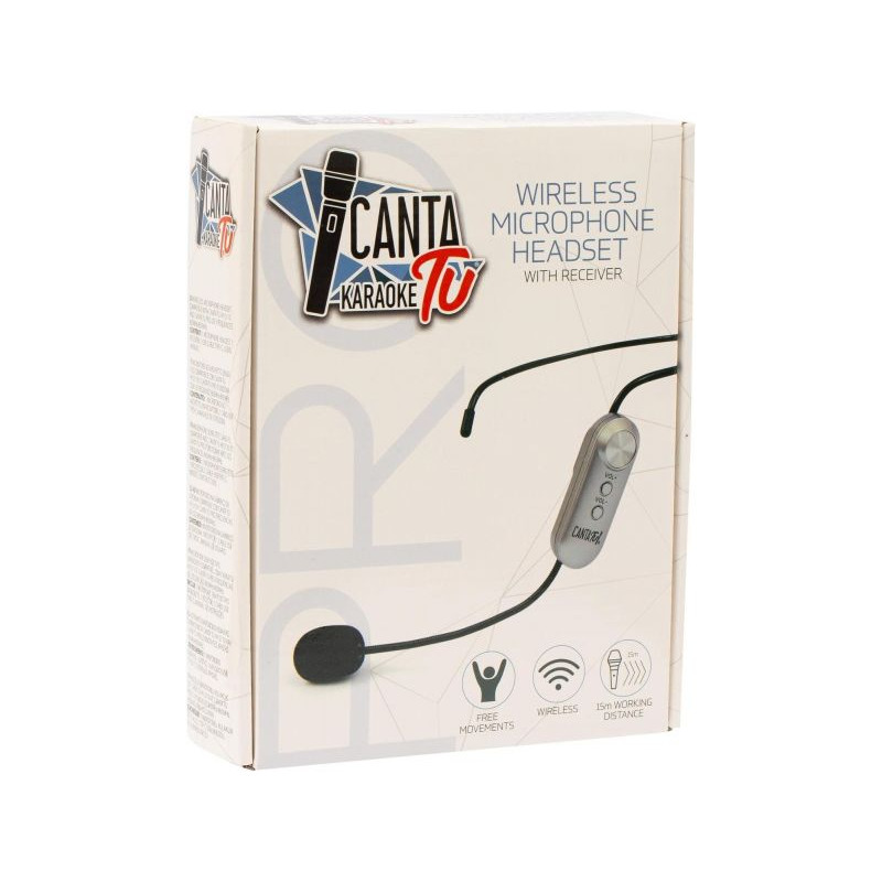 Cantatu Wirel Head Mic Silver