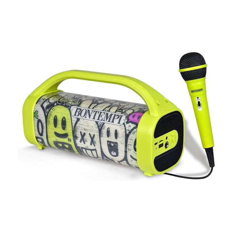 Cassa Wireless Con Microfono E Luci Rgb