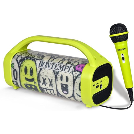 Cassa Wireless Con Microfono E Luci Rgb