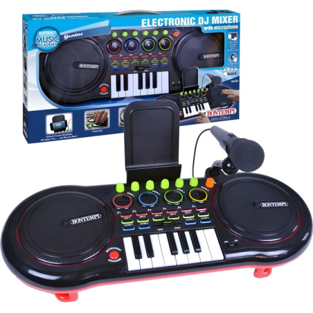 Dj Mixer Con Microfono E Connessione Mp3