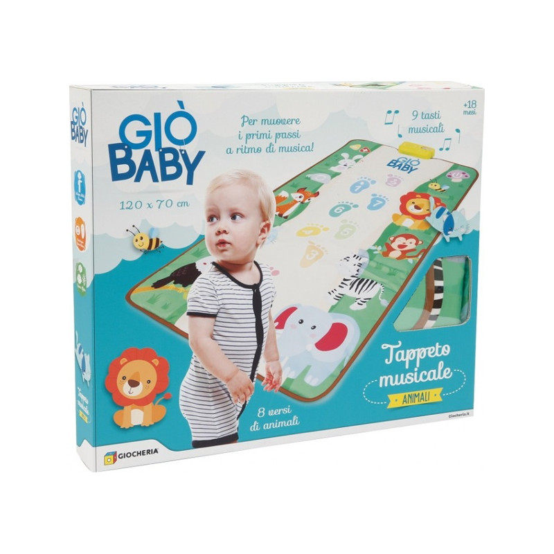 Gio' Baby - Tappeto Musicale Animali