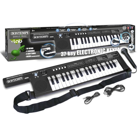 Keytar 37 Tasti Con Tracolla E Batteria Al Litio Ricaricabile