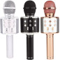 Music Mania - Microfono Karaoke 3 Colori Oro, Arg E Nero