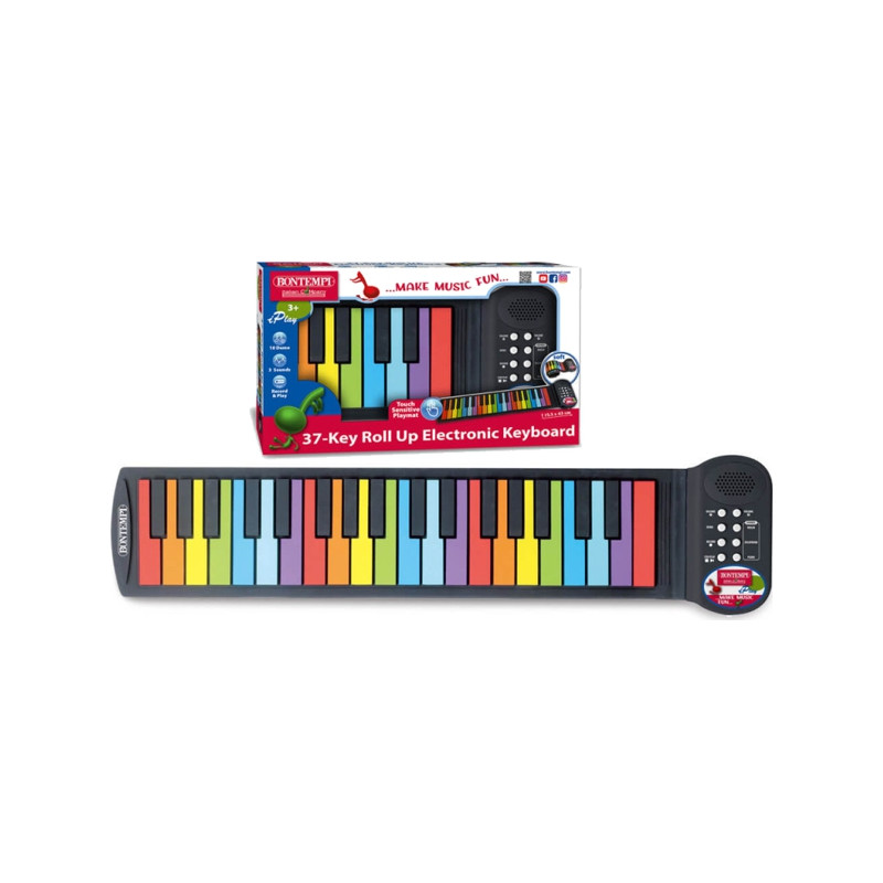Piano Roll Up 37 Tasti Con Note Colorate