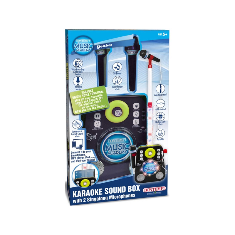 Sound box con 2 Microfoni con posizione regolabile