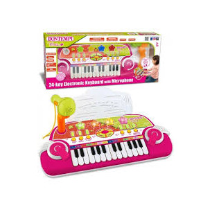 Tastiera Elettronica 24 Tasti Con Microfono