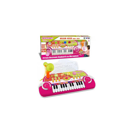 Tastiera Elettronica 24 Tasti Con Microfono