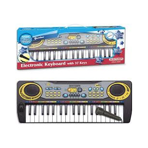 Tastiera Elettronica 37 Tasti Passo Midi Con Microfono