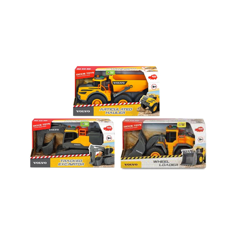 DK Volvo mezzi lavoro cm.23,L&S,3asst