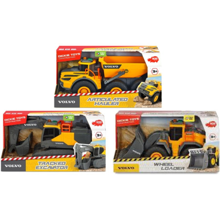 DK Volvo mezzi lavoro cm.23,L&S,3asst