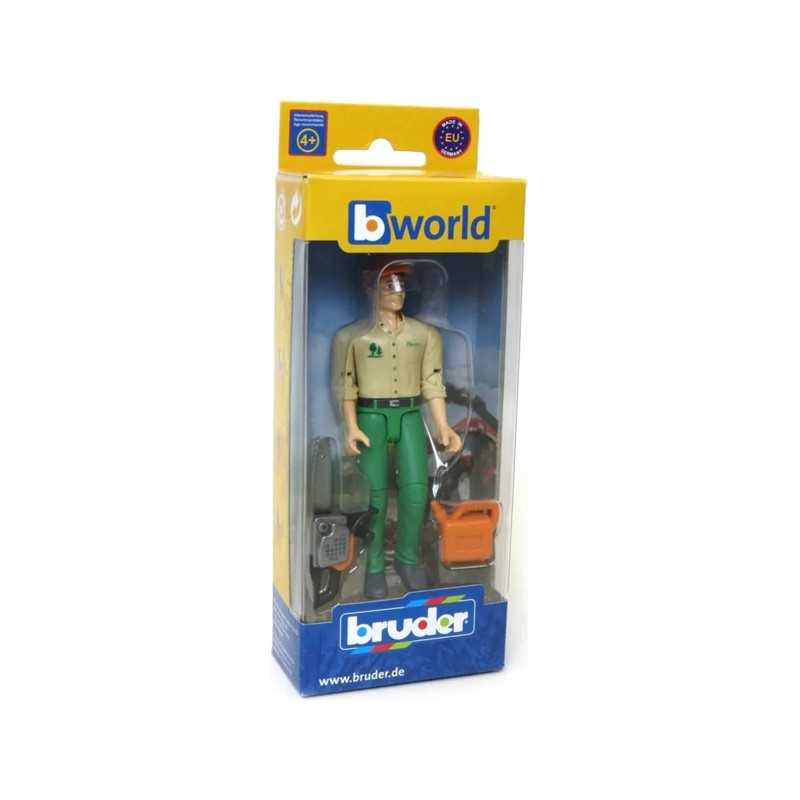 BRUDER - Forestry Worker With Accessories