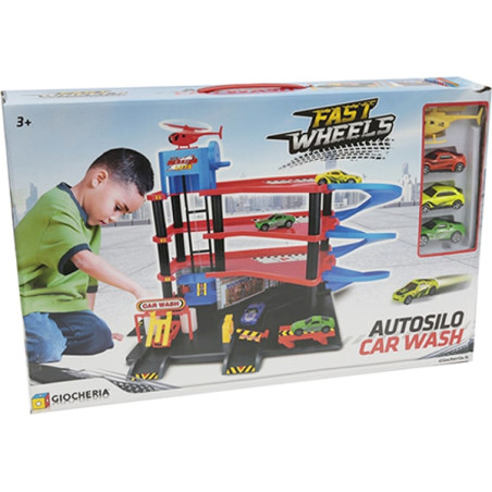 Fw Garage C/4 Veicoli Diecast