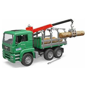 BRUDER - Man Tga Timber Truck With Loading