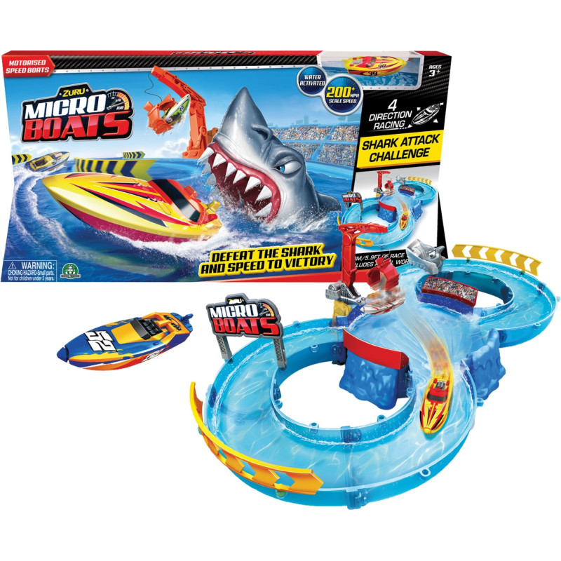 Micro Boats Playset Racing Track + 1 Boat